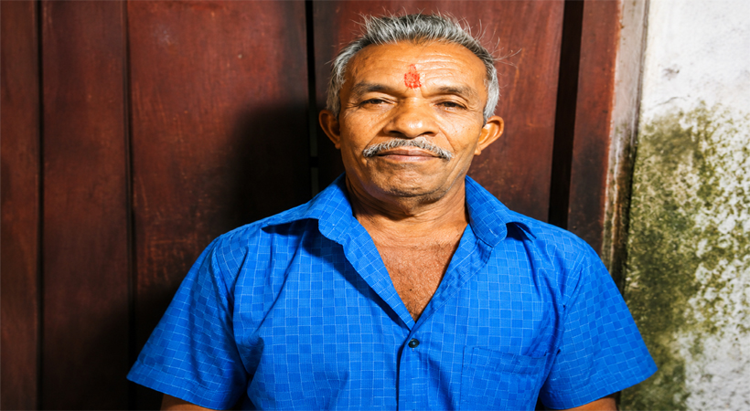 മുഹമ്മയുടെ ആത്മഭക്തിയുടെ മുഖം; കാവുങ്കലമ്മയുടെ പാദപൂജയിൽ ജീവിതം സമർപ്പിച്ച കുറുപ്പ് ചേട്ടൻ